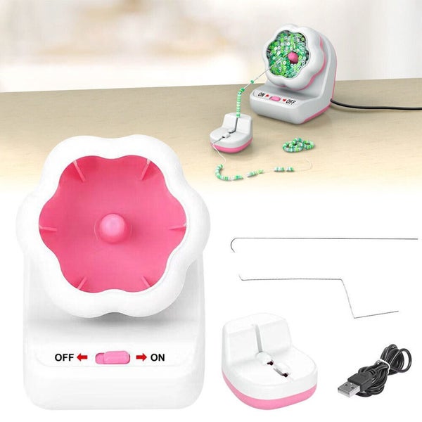 ELECTRIC BEAD SPINNER KIT Automatic Bead Threader Bracelet DIY Jewelry Making Carousel 2