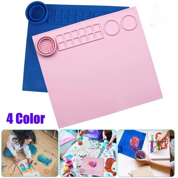 1x 17"x15" Large Silicone Craft Mat Nonstick Sheet for Painting Art Clay DIY ... Carousel 1