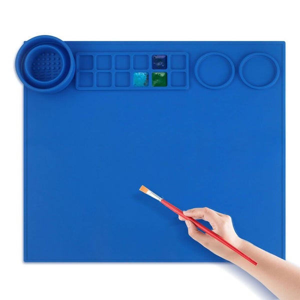 1x 17"x15" Large Silicone Craft Mat Nonstick Sheet for Painting Art Clay DIY ... Carousel 16