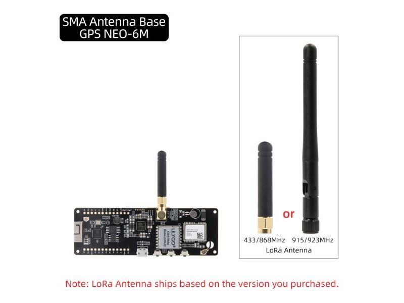 LILYGO® T-Beam V1.2 ESP32 LoRa Module LoRaWAN Long Range 433MHz 868MHz 915MHz Carousel 1