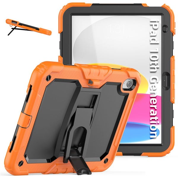 iPad A16 11th Gen 11 Inch 2025 Drop Protection Stand Case-Orange Carousel 1