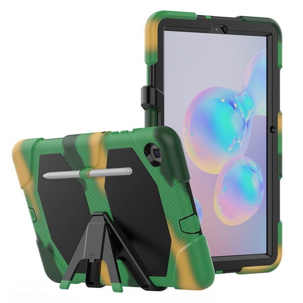 Samsung Galaxy Tab S6 Lite 10.4 inch 2024/2022 Drop-Proof Tablet Case-Camo Carousel 1