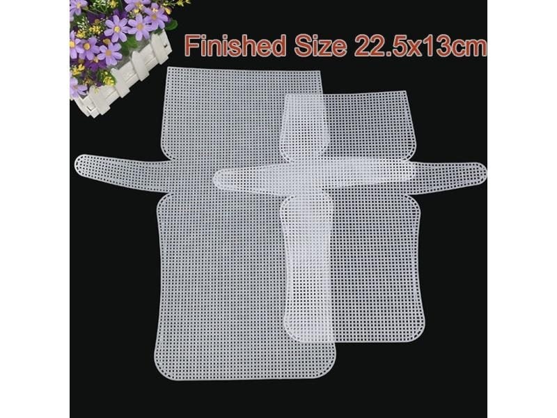 Plastic Mesh Cloth For Bag Making DIY Handcraft Bags Weaving Material Latch Carousel 1