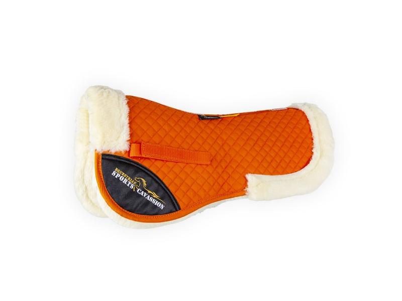 Black Color Corrective Lined Half Pad Riding Horse On Horse Back Saddle Pad Carousel 1