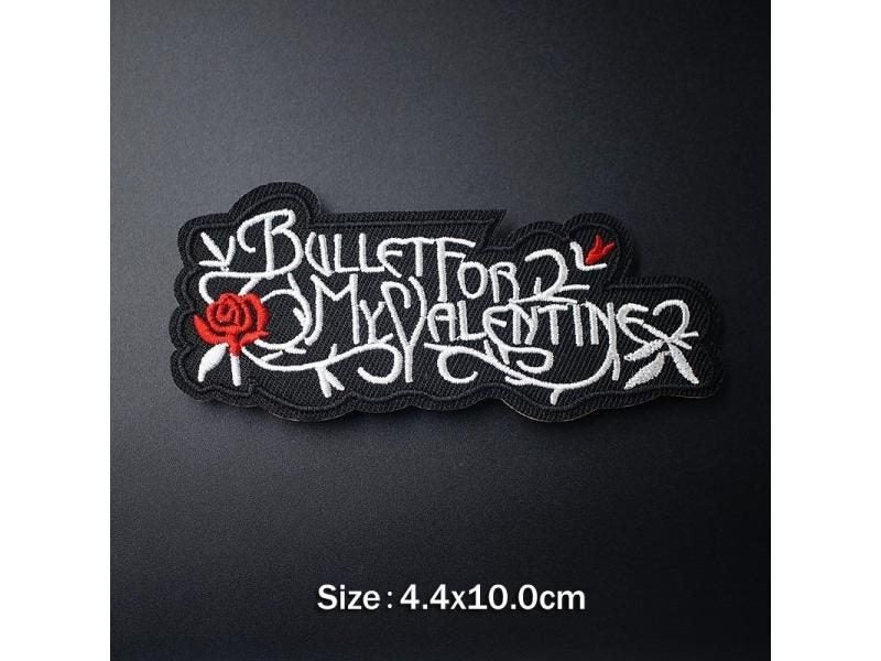 PUNK Band DIY Iron On Embroidered Badges Hippie Patches For Clothes Stickers Carousel 2