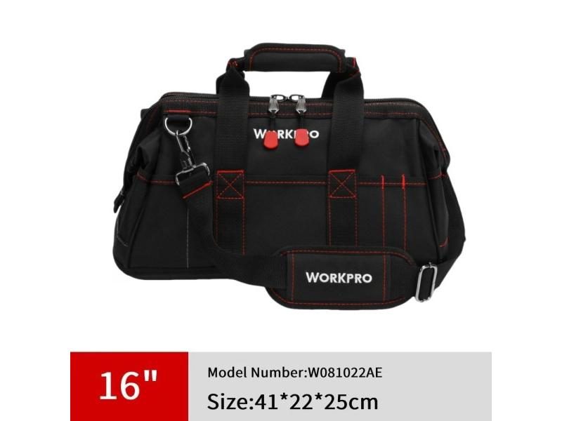 WORKPRO 12/14/16/18 Inch 600D Polyester Tool Bag For Men Carousel 1