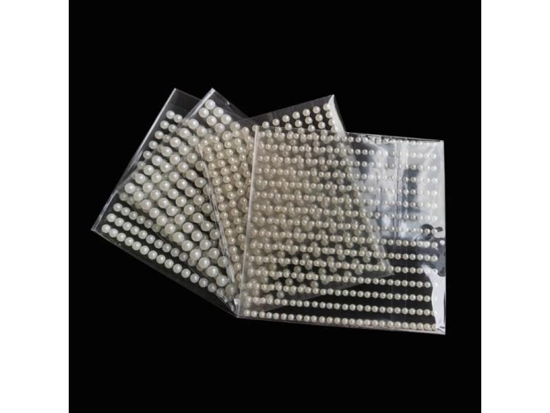 3mm/4mm/5mm/6mm Imitation Pearl Kids Toys AcrylicDecal Self Adhesive Rhinestone Carousel 1