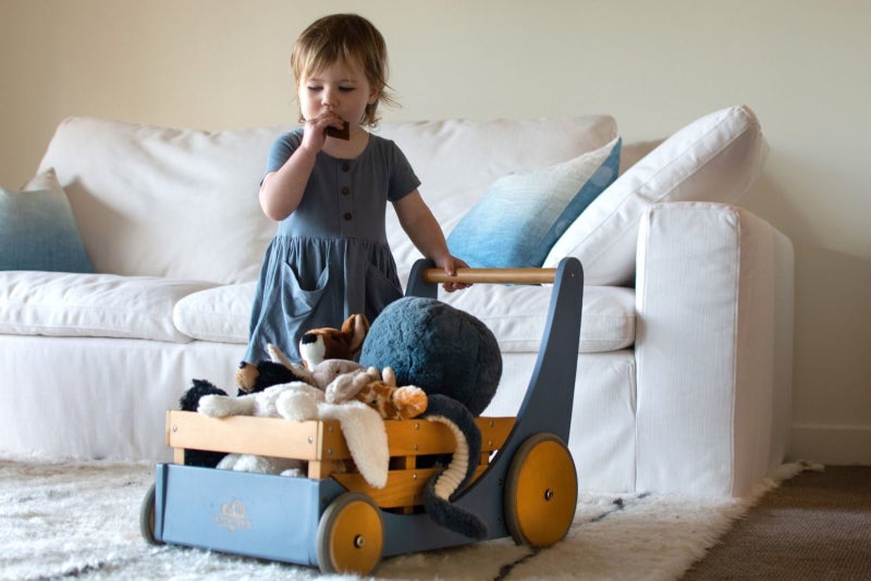 Kinderfeets: Cargo Walker - Slate Blue Carousel 4