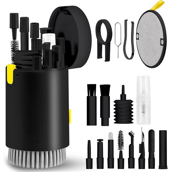 CLEANFOK 20-in-1 Laptop & Phone Screen Cleaner Kit - Black Carousel 1