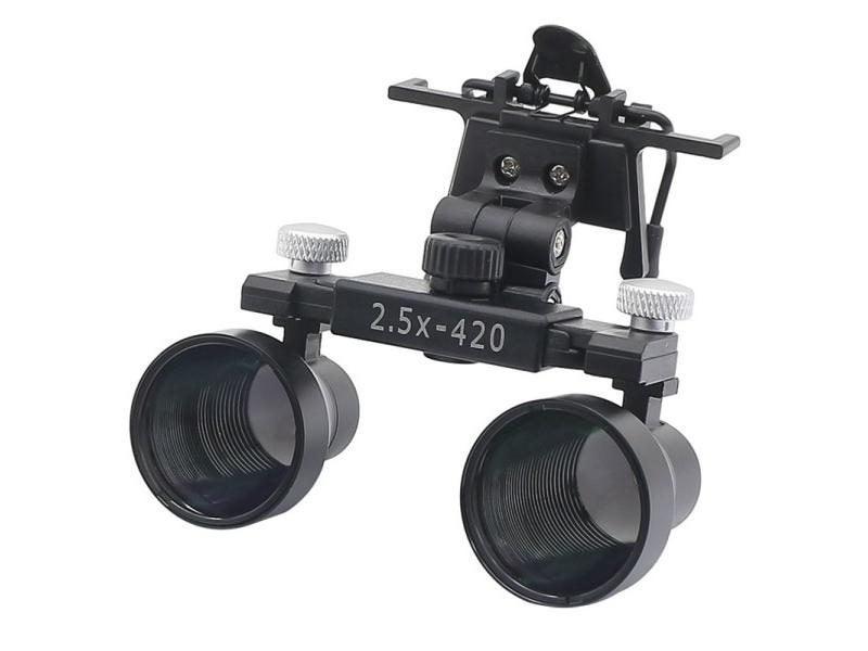 Binocular Dental Loupes 2.5X 3.5X Coated Optical Lens With Clip Magnifying Carousel 1