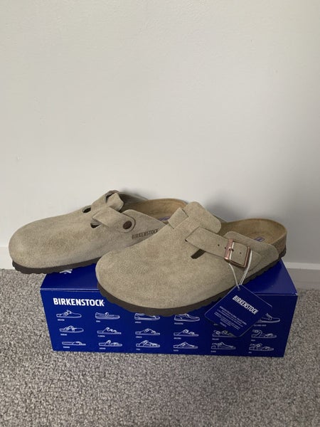 New Birkenstock Boston in Taupe - 38 Carousel 1