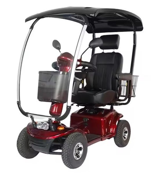 100km Range. 8 YR Batt Wrty. Safe LiFePO4 Chemistry. 2 Yr Scooter Wrty. Curtains Carousel 1