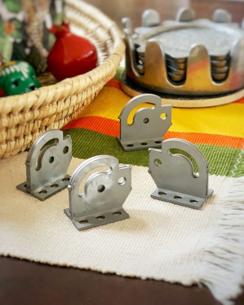 Retro corner spring bracket x 4 Carousel 1