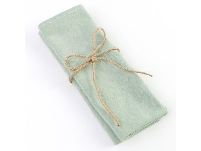 4PC 30X45CM Christmas Cotton Cloth Napkins Dinner Kitchen Tea Towels Table Carousel 1