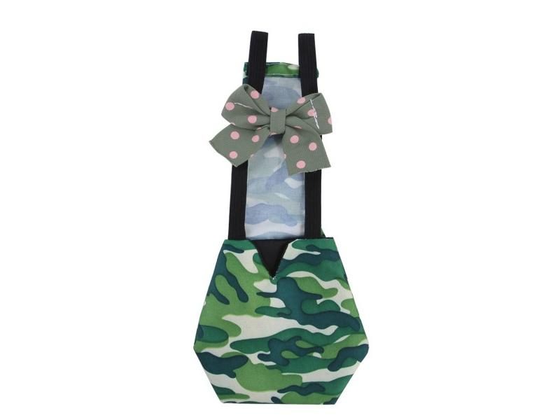 Pet Cotton Diaper For Farm Poultry Adjustable Washable With Bowknot Carousel 1