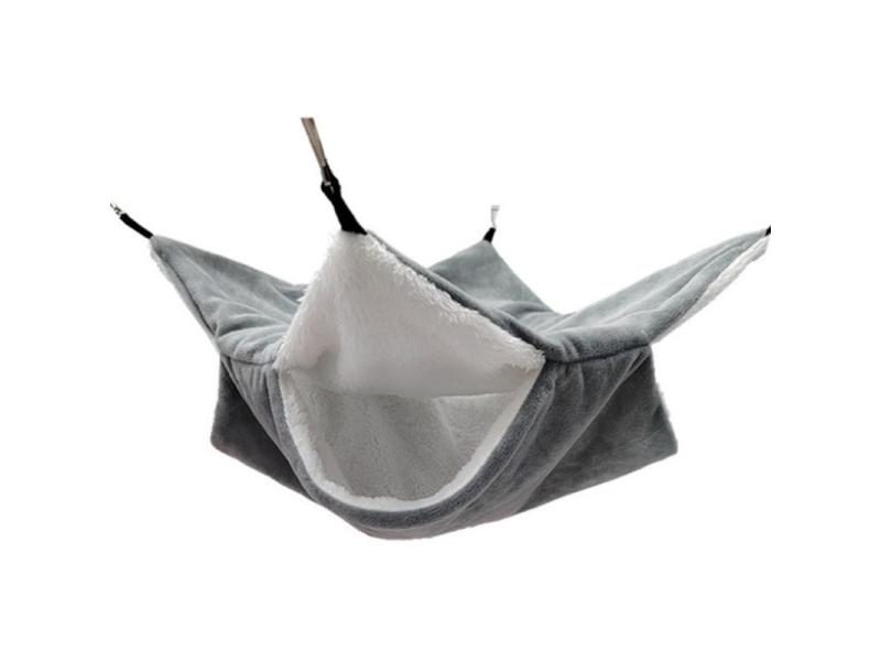 Hamster Ferret Squirrel Rabbit Pet Bed - Double-layer Thicken Plush Nest Carousel 1