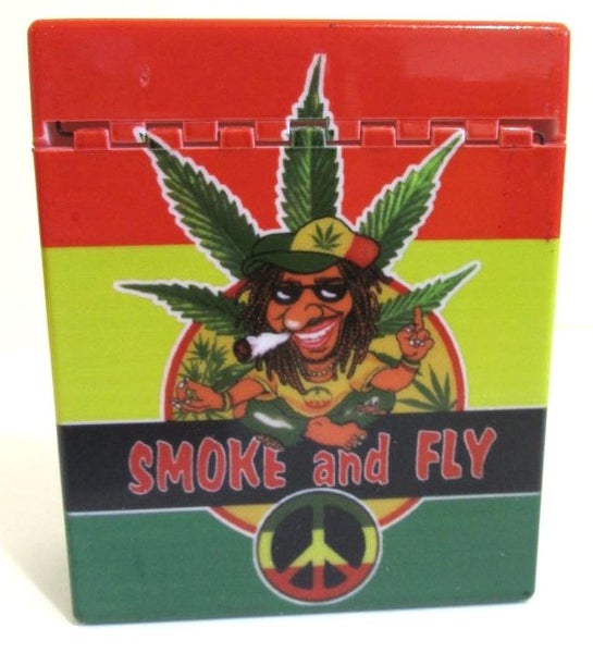 Rasta cigarette box, takes up to 25 pack of smokes Carousel 1