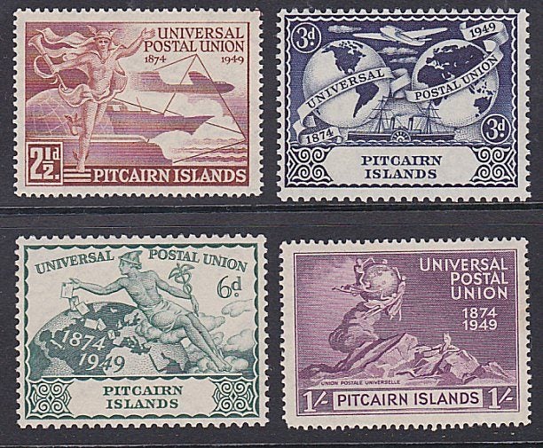 PITCAIRN 1949 UPU set mint hinged Carousel 1