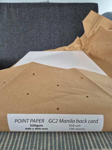Manila Backed Card - Point Paper - GC2 Carousel 2