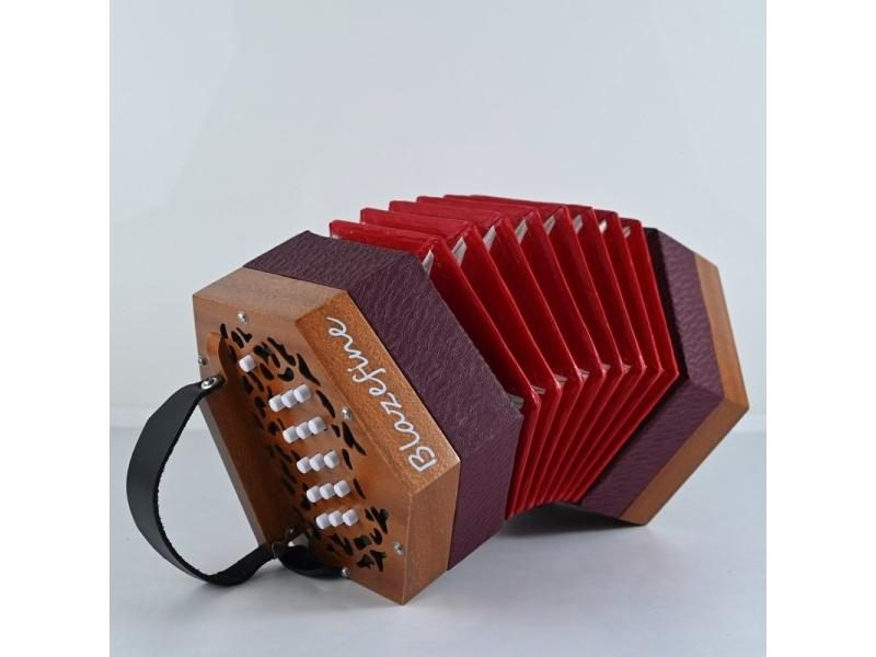 Blazefine Anglo Concertina With Different Notes On Pull And Push For Adults And Carousel 1