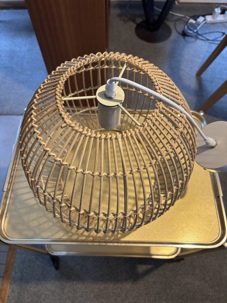 Cane Lampshade - Round Carousel 2