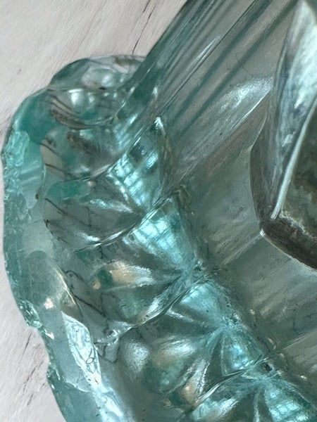 Vintage Art Deco Pale Turquoise Water / Lemonade Pitcher Carousel 7