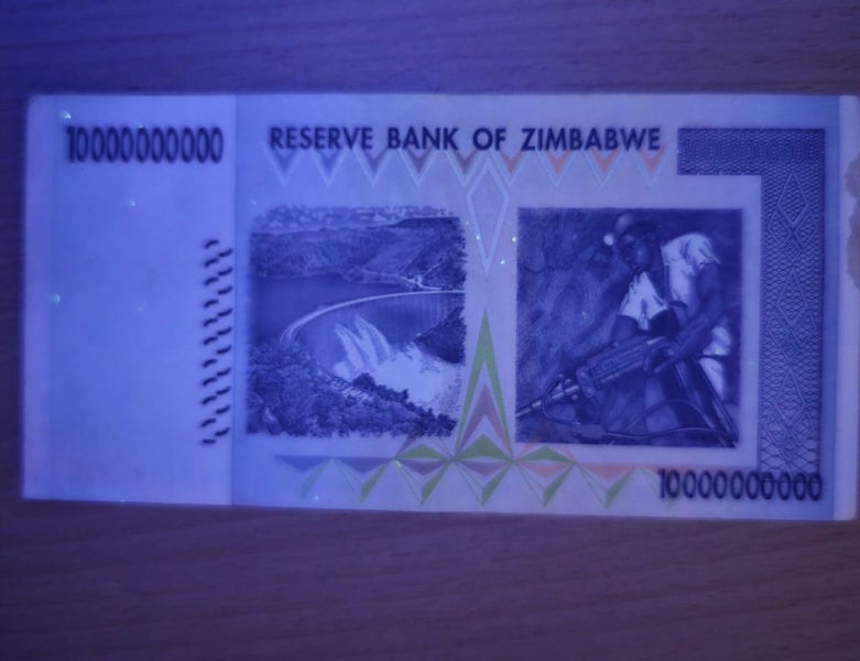 Zimbabwe 10 Billion Dollars Genuine Carousel 4