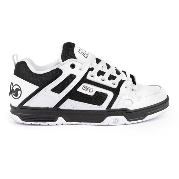 DVS Comanche White Black White Leather Carousel 1