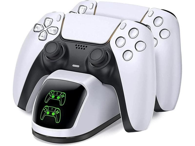 Dual Fast Charger For PS5 Controller Charger Station With LED Indicator Carousel 1