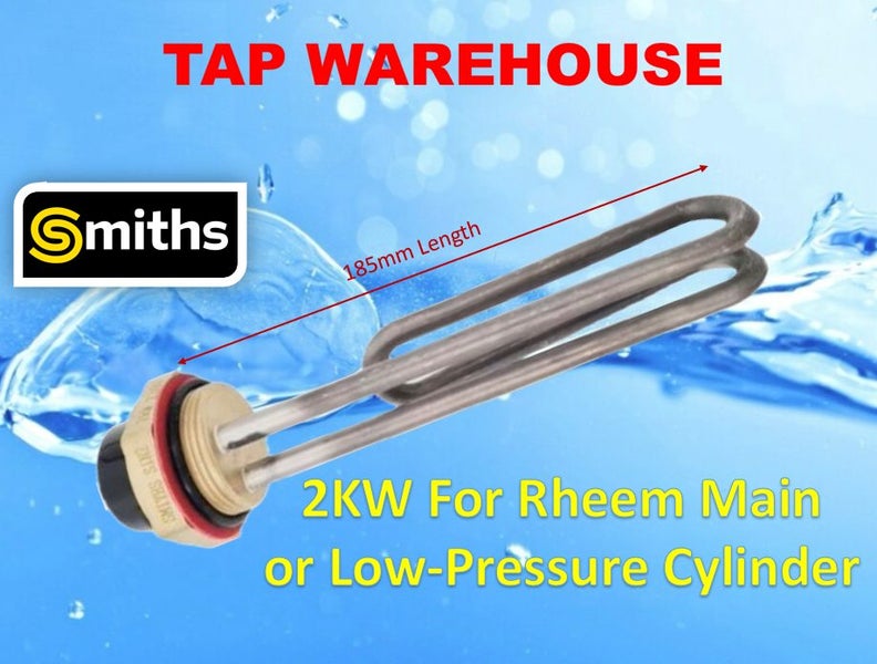Tapwarehouse Heating element for hot water cylinder Rheem low and mains-2kw Carousel 1
