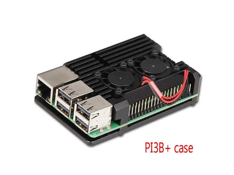 Raspberry Pi 4 Aluminum Metal Case Raspberry Pi 3 Aluminum Case Box With Dual Carousel 1