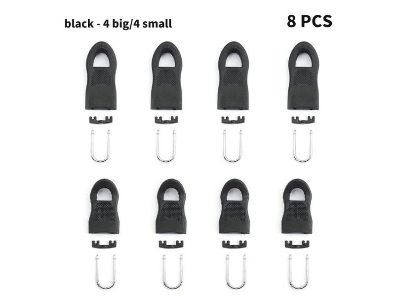 8pcs Replacement Zipper Head Tool-free Removable Zipper Puller For Luggage Carousel 1