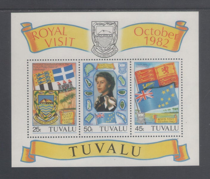 Tuvalu - 1982 Royal Visit Miniature Sheet - UHM - MS199 Carousel 1