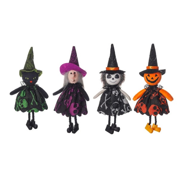 Halloween Decoration Halloween Ghost Festival Decoration Cartoon Pumpkin Witch Carousel 1
