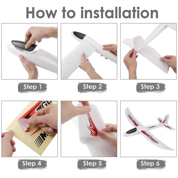 Flying Toy Styrofoam Airplane Glider Outdoor Toys Kids Ages 812 Outdoor Toys K Carousel 2
