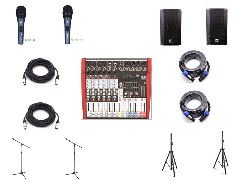 10 inch Speaker PA System Package (3N) Carousel 1