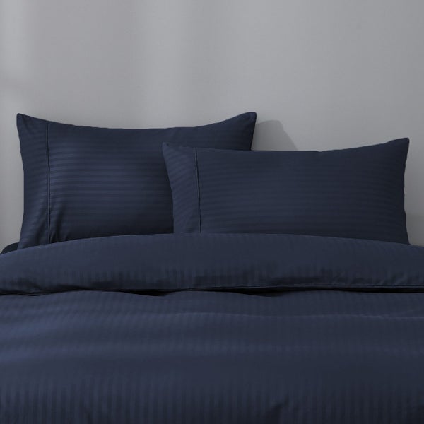 Super Soft Stripe Quilt Cover Set - Caressa (Free Pillowcases) Carousel 2
