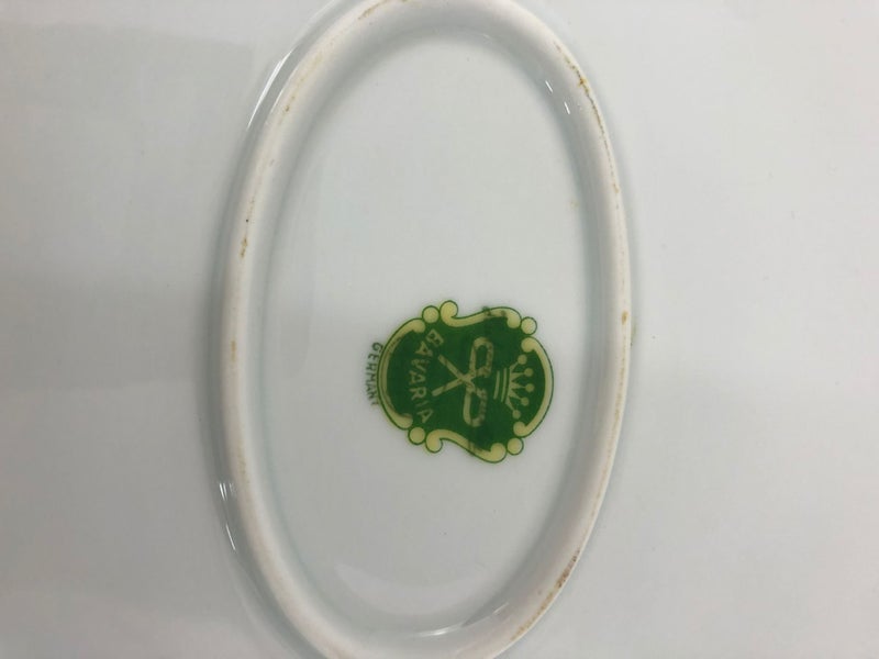 Vintage Bavaria Bone China Oval Dish (20275)62931715799169113
