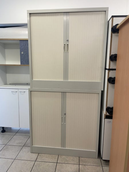 Grey Tambour Cabinet - FREE DELIVERY @ BUY NOW PRICE Carousel 1
