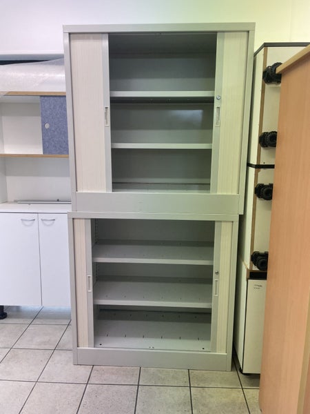 Grey Tambour Cabinet - FREE DELIVERY @ BUY NOW PRICE Carousel 2