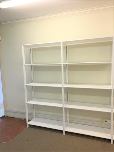 White Lundia shelving-FREE DELIVERY AT BUY NOW PRICE WITHIN AUCKLAND Carousel 1