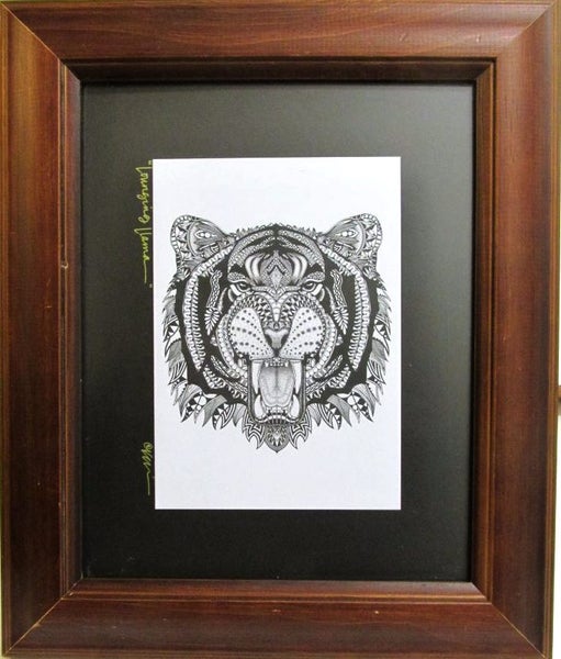 Tribal tiger card, for a very personal gift.... Carousel 2