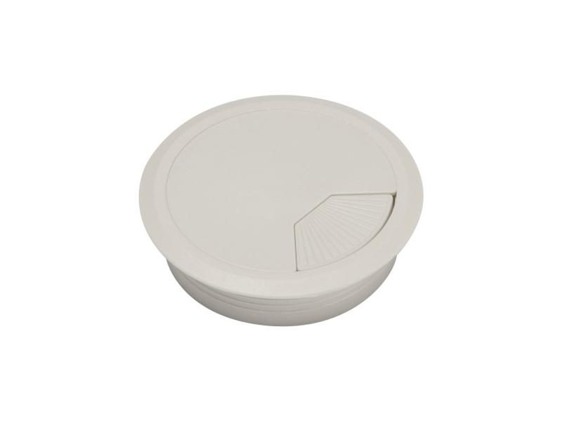 Practical 60/80mm Desk Table Plastic Cable Hole Cover PC Computer Desk Round Carousel 1