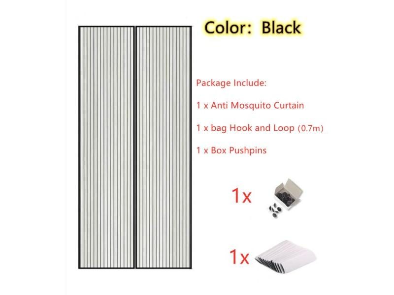 Summer Anti Mosquito Insect Fly Bug Curtains Magnetic Net Automatic Closing Carousel 1