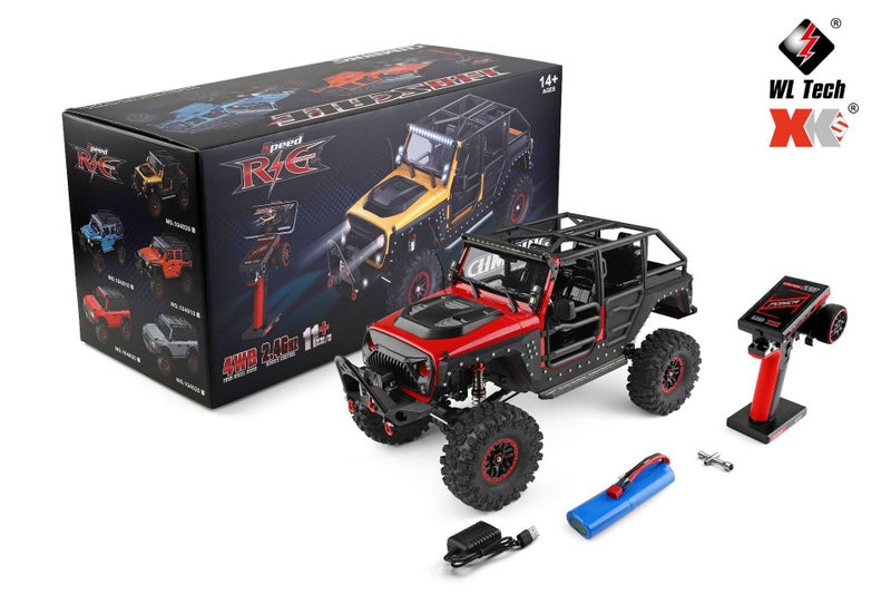 45cm 2.4g Rc Car 1 10 Scale Double Speed Electric Track Warrior Carousel 1