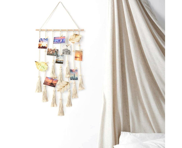 Clip Photo Holders, Boho Bedroom Decor, Gifts for Girls, Teenagers, Mothers Carousel 1