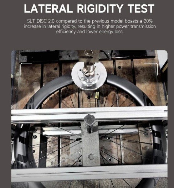 Elitewheels SLT Ceramic 2.0 Carbon Clincher DISC 50mm Wheelset - 11 Speed (NEW) Carousel 5