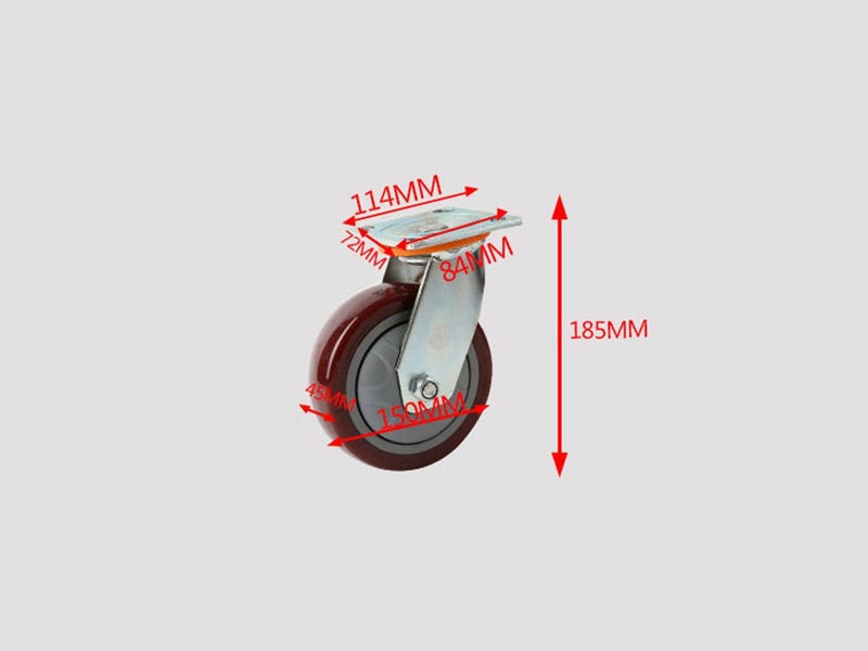 Heavy Duty Castor Wheels Carousel 6