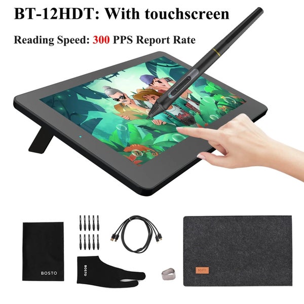 Digital Drawing Bosto Drawing Tablet Bosto 16hd Pen Display BOSTO