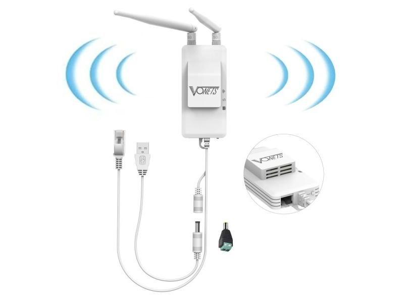 VONETS 5GHz WiFi WiFi To Ethernet Adapter WiFi To RJ45 Convert For IP Camera Carousel 1